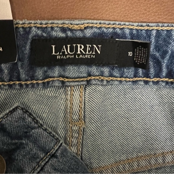 Lauren Ralph Lauren High Rise Flare Jeans blue wash size 10 new with tag - Picture 12 of 14